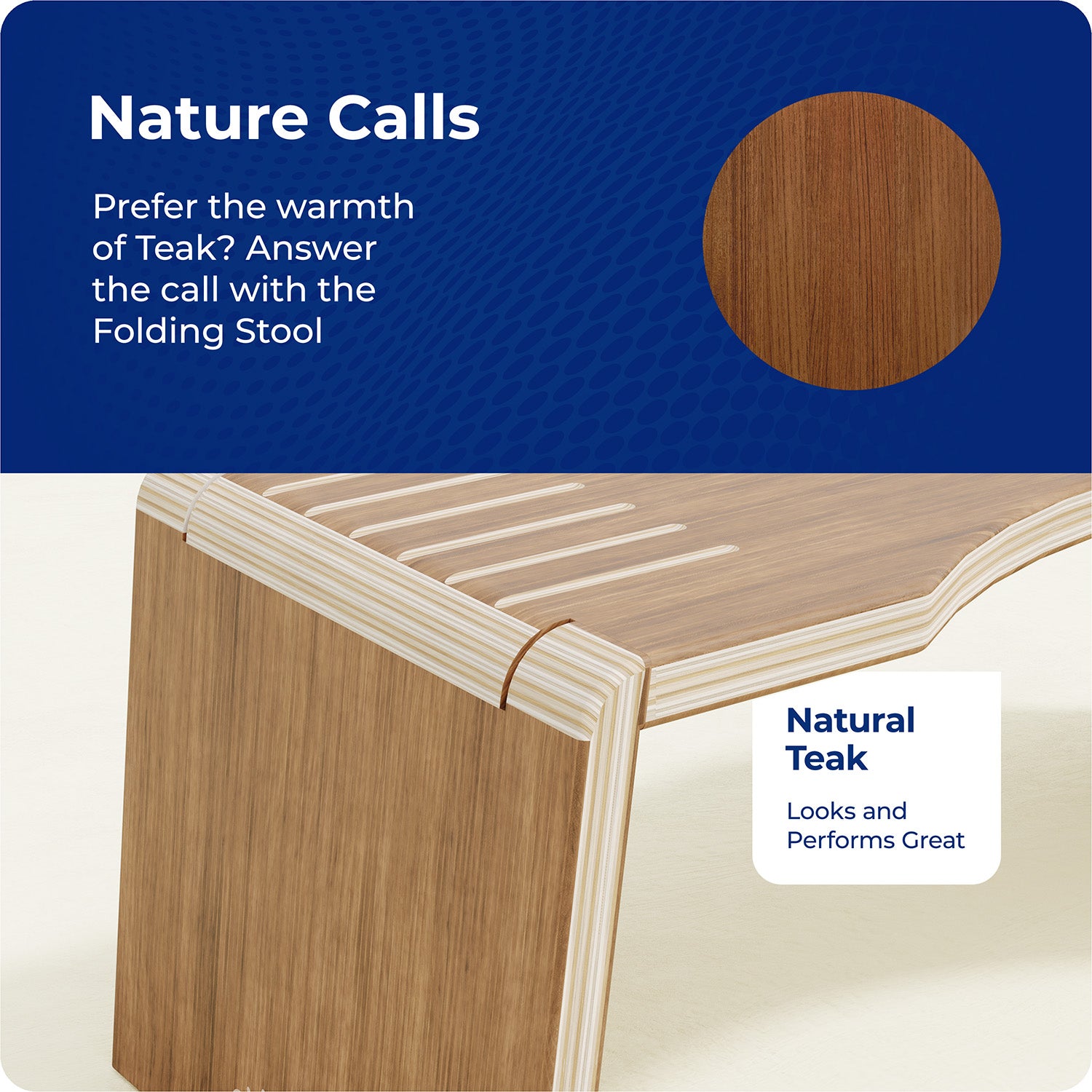 OSLO TEAK FOLDING STOOL - Image 10